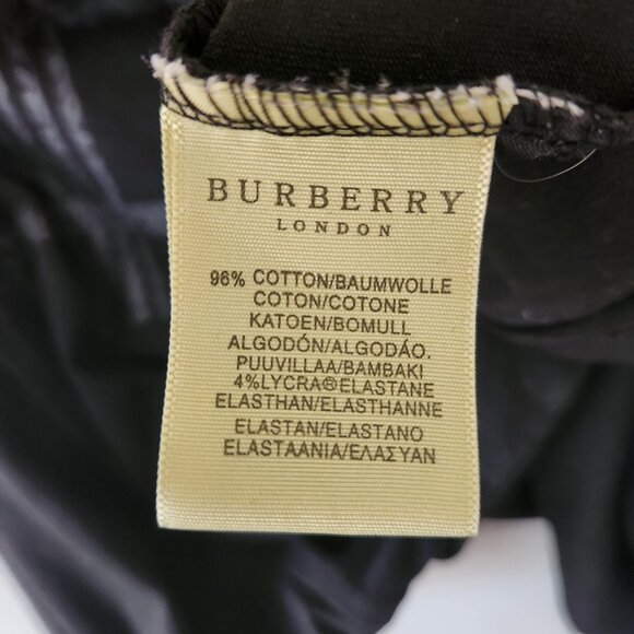 Burberry London Men’s Medium T-Shirt – Black w/ Embossed Logo – Made in England - Picture 7 of 8